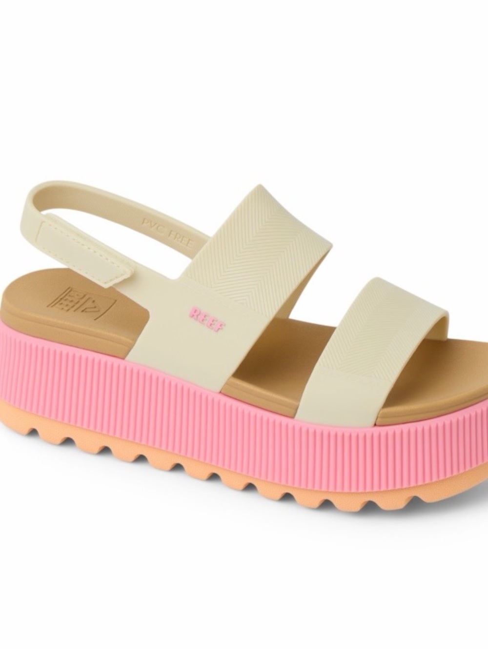 REEF Womens  Sandals Water Vista Higher Platform Size 9 EU 40 Vintage Pink NIB